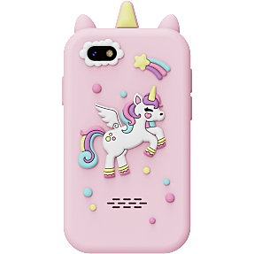 MiniLens kamera og børnetelefon - pink