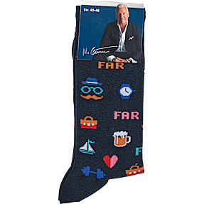 Mads Christensen herre strømper str. onesize - navy