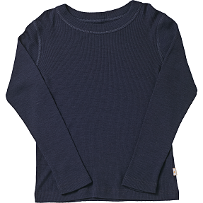 808 børne uld trøje str. 98/104 - blå