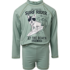 VRS børne UV50 2-delt sæt str. 98/104 - grøn