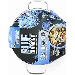 Blue Diamond gryde m. låg - 4,9 liter