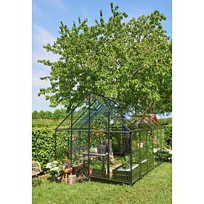 Halls Qube+ 812 drivhus - sort