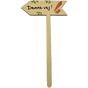 Påske træspyd til æggejagt H: ca. 21 cm  - flere varianter - assorteret