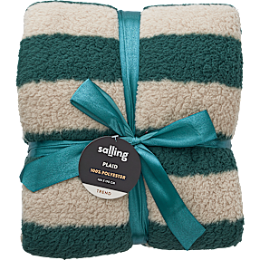 Salling Trend soft plaid - sandfarvet og grøn