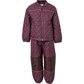 VRS børne termosæt str. 122 - bordeaux