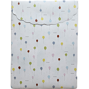 Gavepose med velcro 24x32 cm - ballon