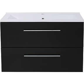 NORTIQ Bakkedahl badmøbel med vask - 60 - sort