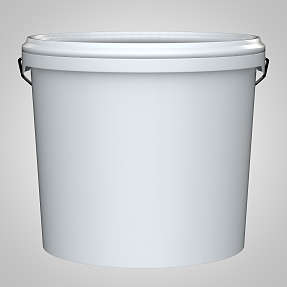 Plastspand med låg - 5 liter