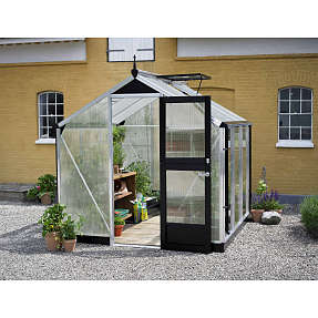 Juliana Compact drivhus - Aluminium
