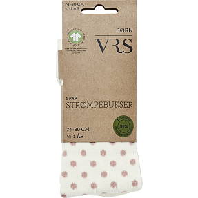 VRS børne strømpebukser str. ½-1 år - råhvid