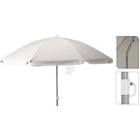 Strandparasol - cremefarvet