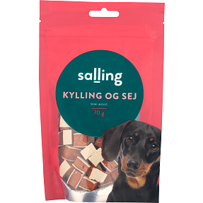 Godbidder m. kylling og fisk