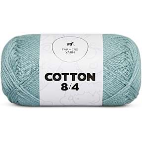 Farmers Yarn 8/4 bomuldsgarn - støvet mint 89