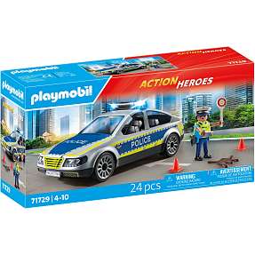 Playmobil politi patruljevogn 71729 24 dele