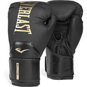 Everlast Elite 2 boksehandsker - sort/guldfarvet 16 OZ