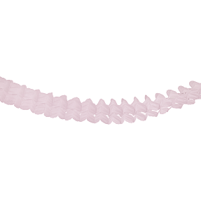 Salling guirlande i papir L:4 meter - Lyserød