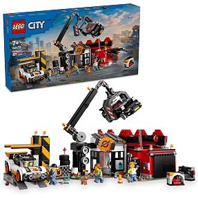 LEGO City Skrotplads med biler 60472