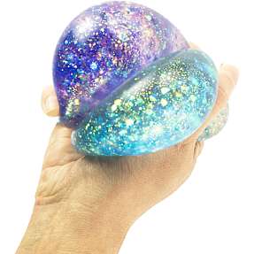 Scoop squishy galaxy ball - flere varianter - assorteret