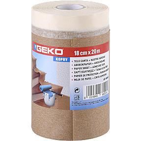 GEKO malerpap med tape 20 meter