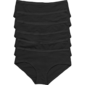 VRS dame 6-pak hipster str. S - sort