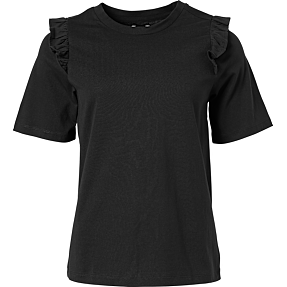 VRS dame oversize T-shirt str. S - sort