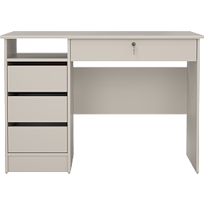 Function Plus skrivebord med 4 skuffer - beige