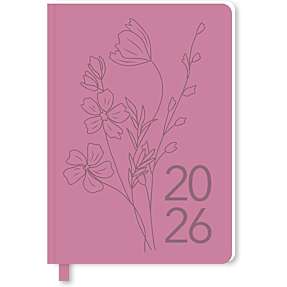 Kalender 2026 indbunden - soft dots