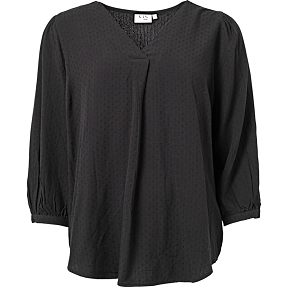 VRS dame bluse str. S - sort