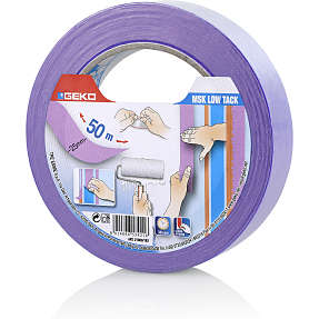 GEKO Malertape 50 meter - lilla