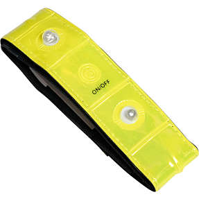 SCO reflekterende bånd med dioder - gul