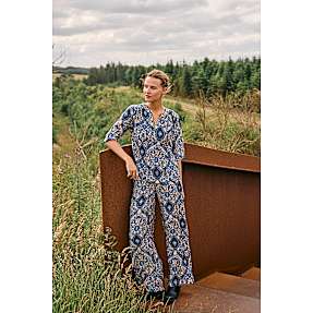 VRS dame bluse str. S - blå