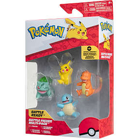 Pokémon Battle figurer 5 cm 4-pak