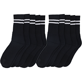 VRS herre 10-pak tennisstrømper str. 39/42 - sort