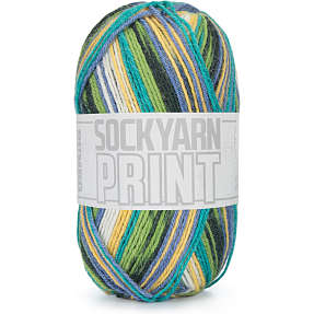 BUMBO Uldblanding Strømpegarn print - Forår 192