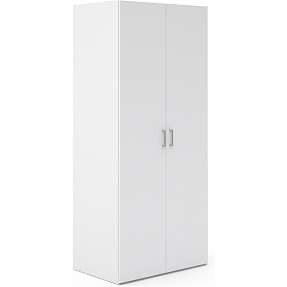Spacy garderobeskab - hvid