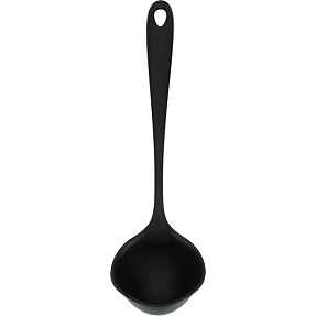 Fiskars Essential suppeske - sort