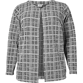 VRS dame cardigan str. 52 - sort