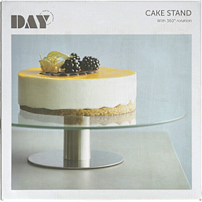 Lagkagefad - glas/stål