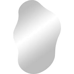 Malaga spejl i organisk form