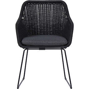 Tripoli havestol m. hynde - sort