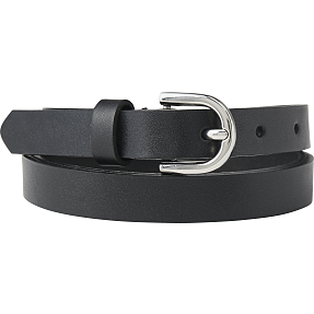 VRS dame læderbælte str. 105 cm - sort