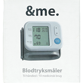 &me blodtryksmåler til håndled
