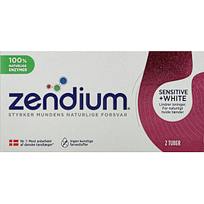 Tandpasta sensitiv m. blegningseffekt