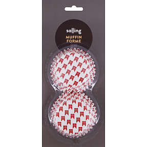 Salling muffinforme 100-pak - Dannebrog