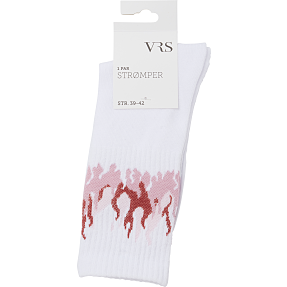 VRS dame tennisstrømper str. 35/38 - hvid