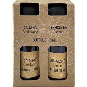 Duftolier 2-pak - sandeltræ og citron