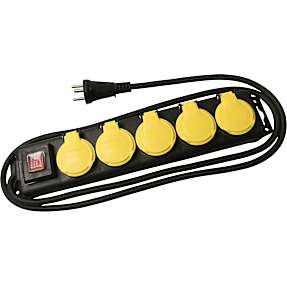 Elworks stikdåse med 5 udtag