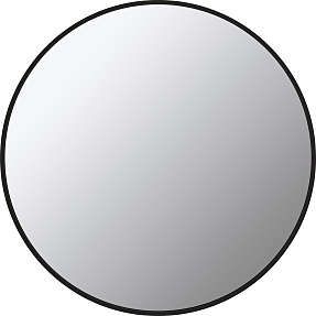 Ribe badspejl Ø80 cm - sort