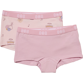 808 2-pak hipster str. 2 år - pink