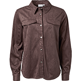 VRS dame skjorte str. M - brun